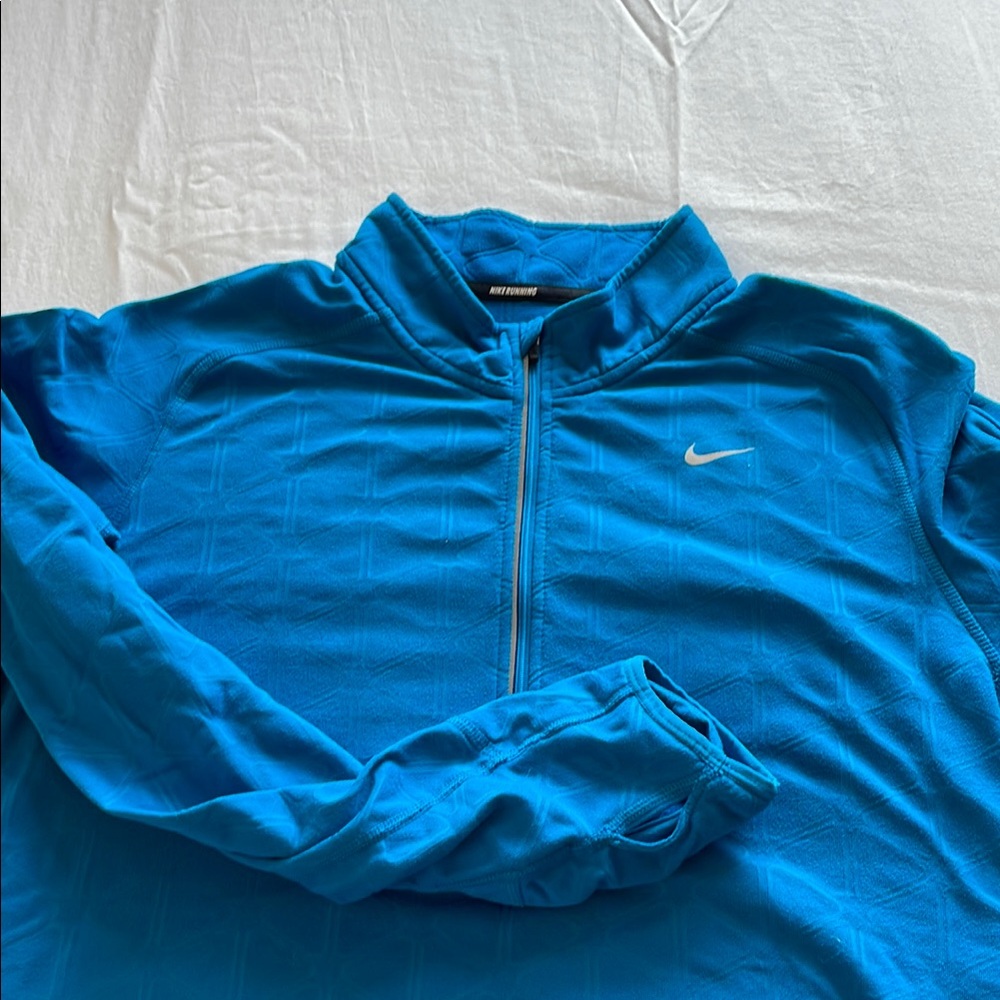 Nike Dri-FIT Blue Running Jacket
